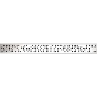 Решетка для водоотводящего желоба, нержавеющая сталь-глянец,  арт.CODE-750L