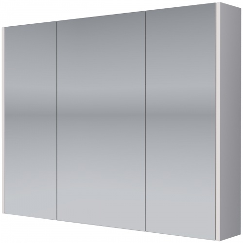 Зеркальный шкаф Dreja PRIME, 90 см, 2 дверцы, 6 стеклянных полок, белый фото 9