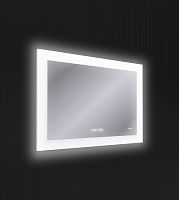 Зеркало Cersanit LED DESIGN PRO 060 80 часы с подсветкой прямоугольное
