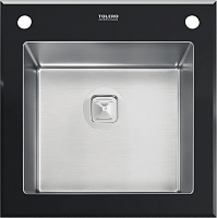 Кухонная мойка TOLERO Ceramic Glass TG-500B (Чёрная) архив