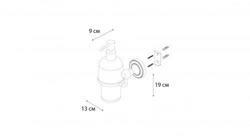 Fixsen ANTIK FX-61112 Дозатор жидкого мыла (Вывод) фото 2
