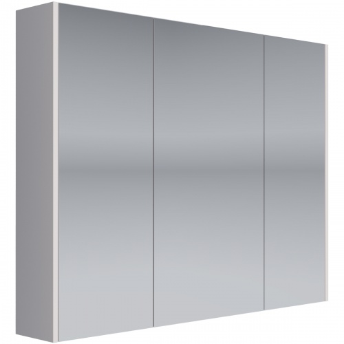 Зеркальный шкаф Dreja PRIME, 90 см, 2 дверцы, 6 стеклянных полок, белый фото 8
